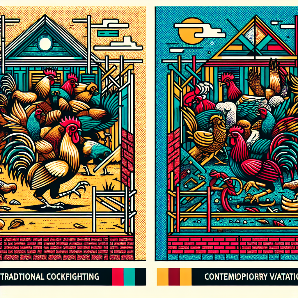 Comparing Traditional Cockfighting with 88nn Variations